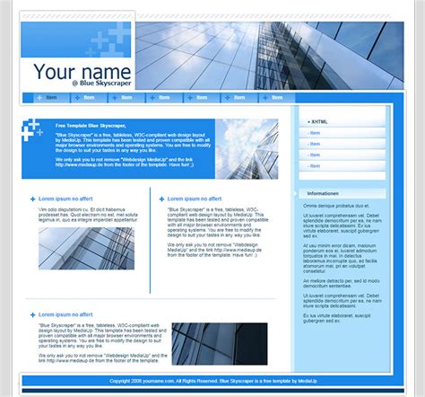 skyscraper website.
